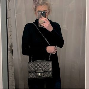 CHANEL classic single flap bag